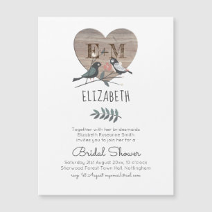 Chá de panela de Casamento de Floresta do Coração