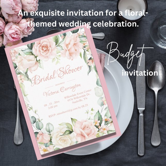 Chá de panela de Casamento de Orçamento Floral Ros (Criador carregado)