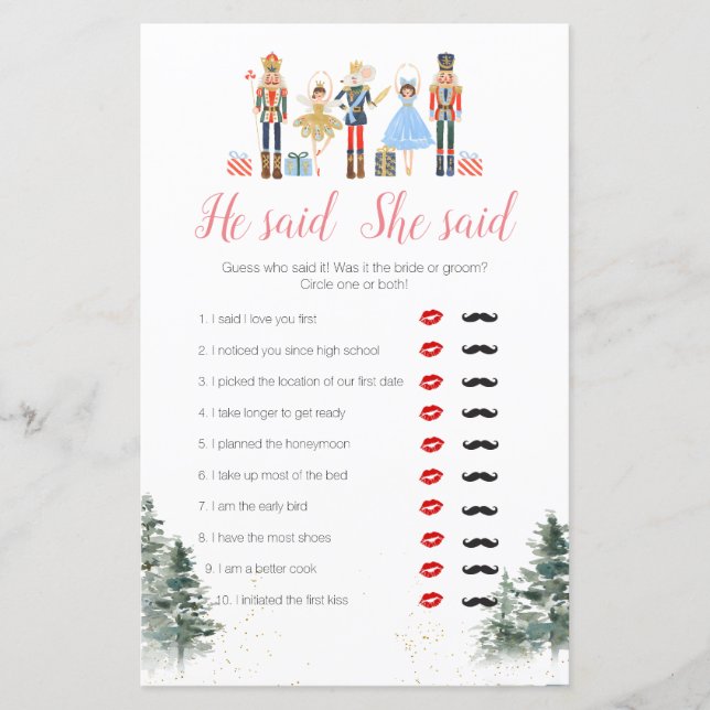 Chá de panela De Feriado De Noz Disse Que Disse (Frente)