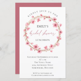 Chá de panela de Flor de Cereja 5,5 x 8,5 polegada