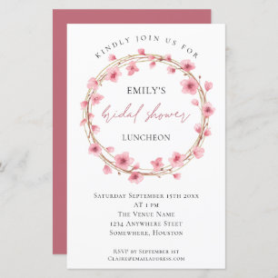 Chá de panela de Flor de Cereja 5,5 x 8,5 polegada