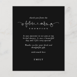 Chá de panela de fotos Obrigados negros