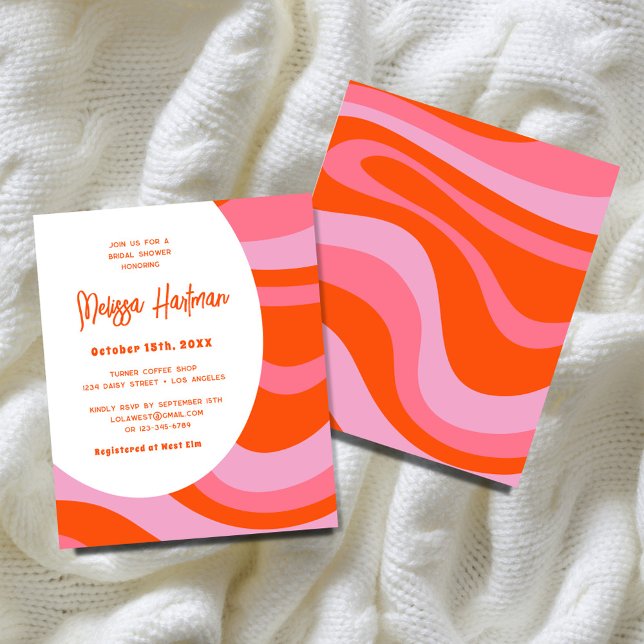 Chá de panela de Groovy Rosa de Orçamento (Criador carregado)