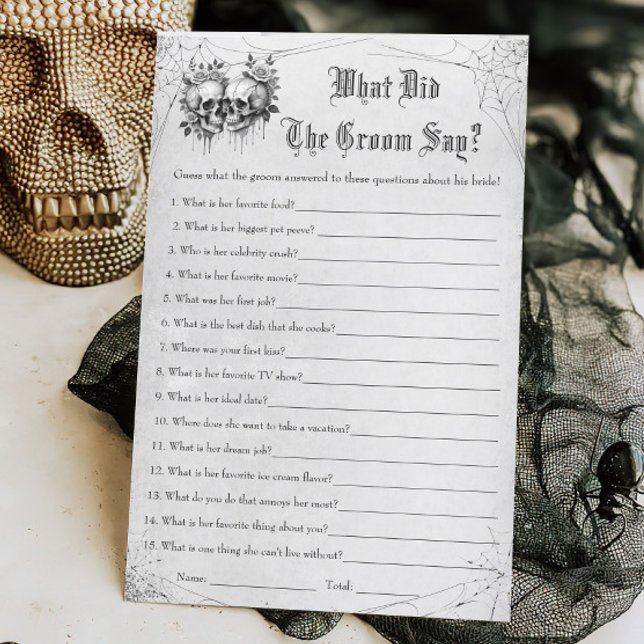 Chá de panela De Halloween O Que Ele Disse (Criador carregado)