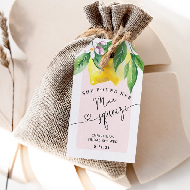 Chá de panela de limão obrigado você etiqueta (Criador carregado)