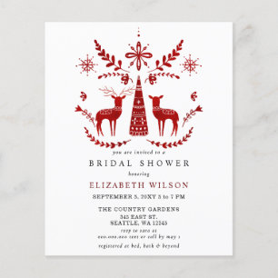 Chá de panela de Natal Nordic Buck and Doe