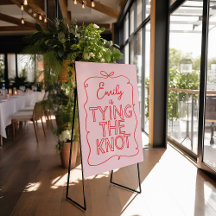 Chá de panela de nó de arco de coquete branco
