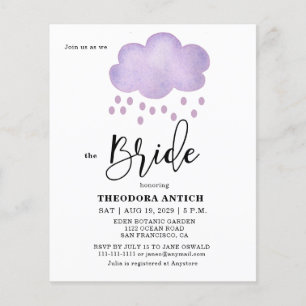 Chá de panela de Nuvem Engraçado de Lavanda Orçame