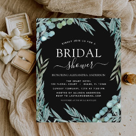 Chá de panela de Orçamento Eucalyptus Greenery