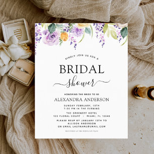 Chá de panela de Orçamento Roxo de Flor Selvagem B