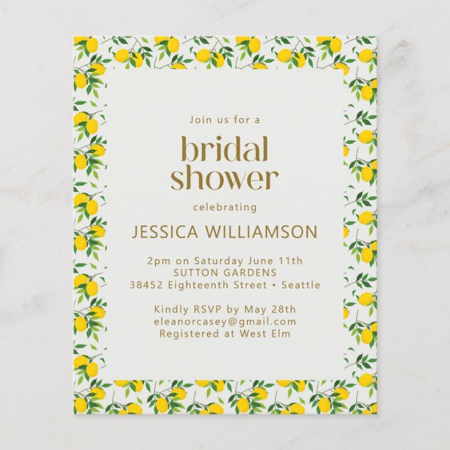 Chá de panela de Padrão de Fruta de Limão de Verão (Frente)