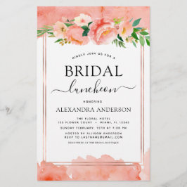 Chá de panela de Pêssego Coral de Orçamento Lunche