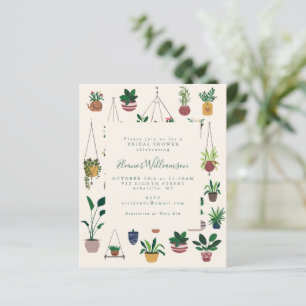 Chá de panela de Plantas Boho Modernas do Orçament