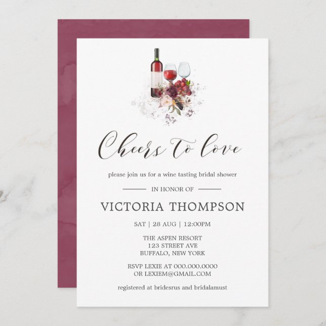 Chá de panela de Provando de vinho Floral de Marsa (Frente/Verso)