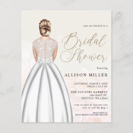 Chá de panela de Vestido de Casamento Orçamental