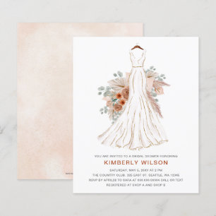 Chá de panela de Vestido de Casamento Pampas de Or