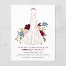 Chá de panela de Vestido Floral de Casamento Flora