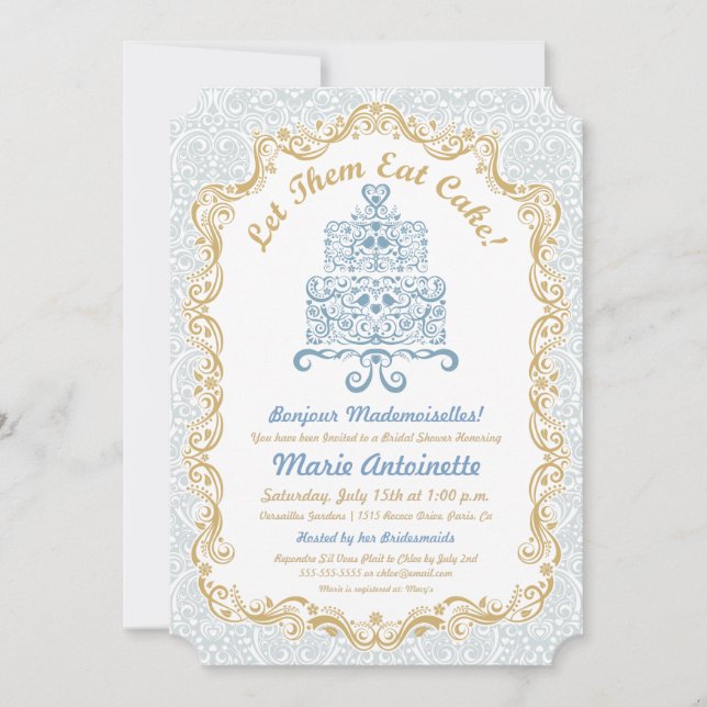 Chá de panela Deixá-Los Comer Convite (Frente)