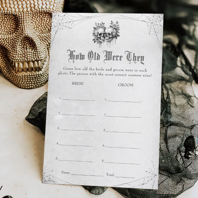 Chá de panela do Halloween adivinha o jogo da idad (Criador carregado)