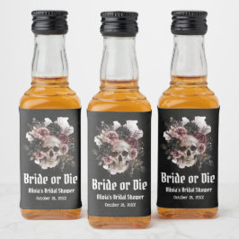 Chá de panela do Halloween Floral Skull Brid ou Mo