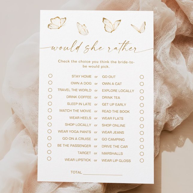 Chá de panela Dourada De Borboleta Ela Iria Prefer (Criador carregado)