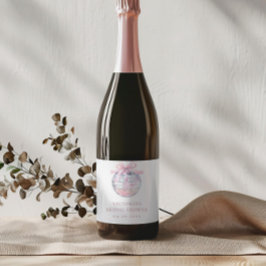 Chá de panela Elegante de Bola Disco Rosa Girly