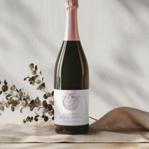 Chá de panela Elegante de Bola Disco Rosa Girly