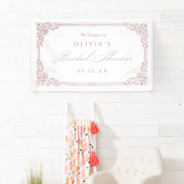 Chá de panela Elegante de Quadro de Vintagem Rosa 