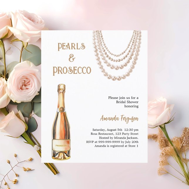 Chá de panela elegante do Prosecco (Criador carregado)