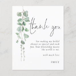 Chá de panela Eucalyptus de Orçamento Obrigado