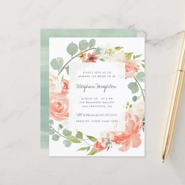 Chá de panela Eucalyptus Wreath (Frente/Verso In Situ)