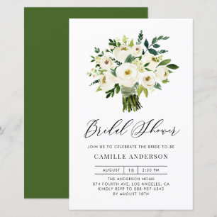 Chá de panela Floral Branco