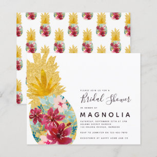 Chá de panela Floral de Abacaxi