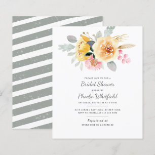 Chá de panela Floral de Aquarela Orçamental