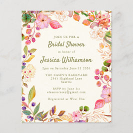 Chá de panela Floral de Cor de Água Colorida do Or