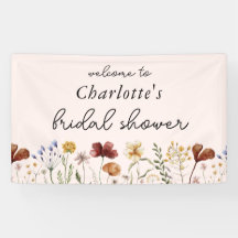 Chá de panela Floral de Flor Selvagem Bem-vindo