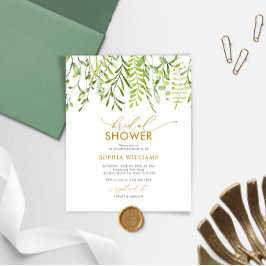 Chá de panela Floral de Greenery