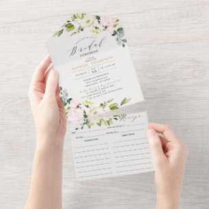 Chá de panela Floral Elegante Blush e Receita