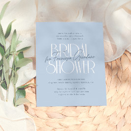 Chá de panela Floral Moderno Azul