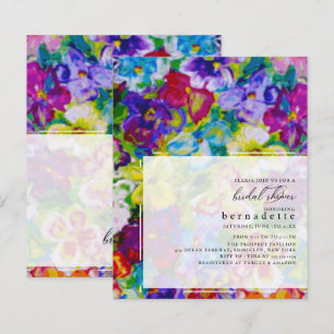 Chá de panela Floral Pintado Para Mão Vibrante