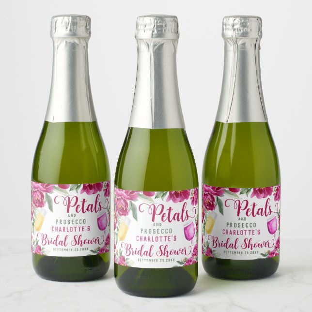 Chá de panela Floral Quente-Rosa Prosecco (Garrafas)