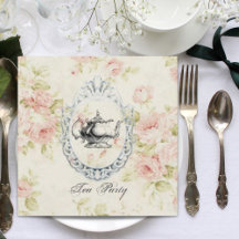 Chá de panela Floral Rosa Convite de festas Tea