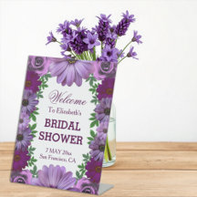 Chá de panela Floral Roxo