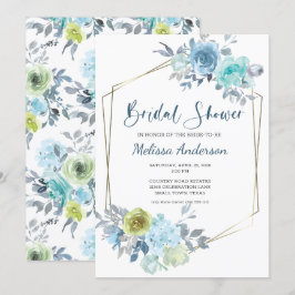 Chá de panela Floral Verde Amarelo-Claro