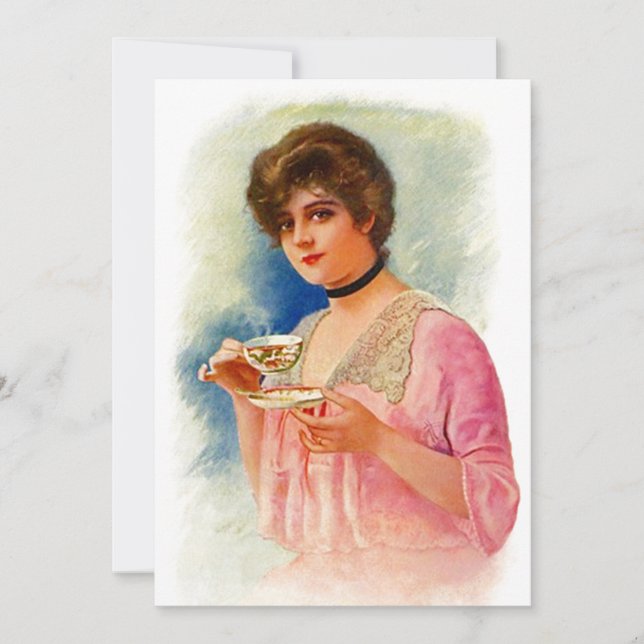 Chá de panela formal M&D do CONVITE do chá do (Frente)