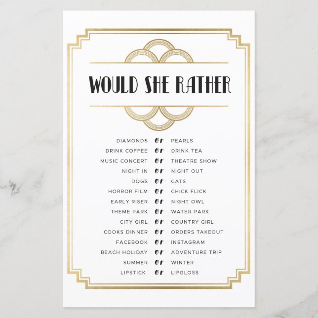 Chá de panela Games Ela Preferencialmente O Deco D (Frente)