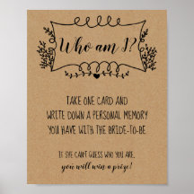 Chá de panela Games Who Am I Poster