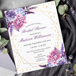 Chá de panela Geométrico Dourado Floral