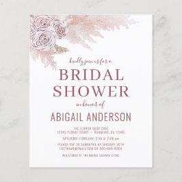 Chá de panela Grass Boho Pampas Orçamento