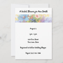 Chá de panela, Jardim, Flor, Convite